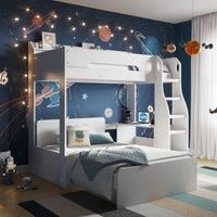 Flair Furniture Flair Cosmic L Shaped Triple Bunk Bed
