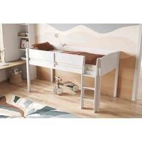 Flair Furniture Flair Loop Midsleeper Bed - White