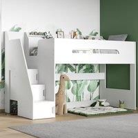 Stepaside High Sleeper Frame - White