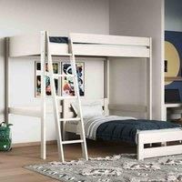 Noomi Tera Small Double White Highsleeper With L Shaped Single Bed