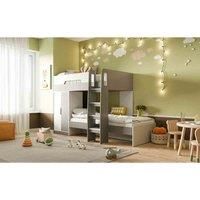 Flair Furniture Flair Benito Bunk Bed White And Grey