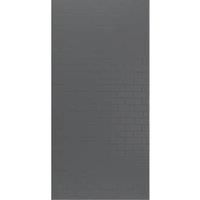 Splashwall Gloss Grey Tile Effect Panel (H)2420mm (W)1200mm (T)3mm