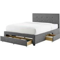 Limelight Double Florence Drawer Bed Grey