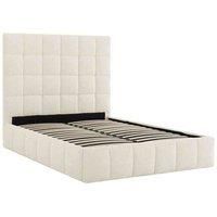 Starla Double Starla Square Ivory Boucle storage Bed