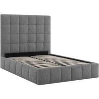 Starla Double Starla Square Dove Grey Boucle storage Bed