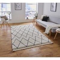 Think Rugs, Boho 8280 White/Black - 160 x 230