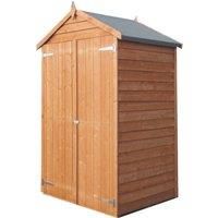 Shire Overlap Double Door Shed, Brown