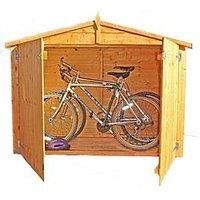 Shire Apex Shiplap Bike Store with Double Doors and No Floor