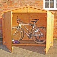 Shire Apex Shiplap Bike Store with Double Doors and No Floor