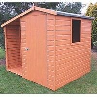 Shire Lewis Handmade Shed With Log Store