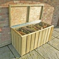 Shire Pressure-Treated Rough Log Box