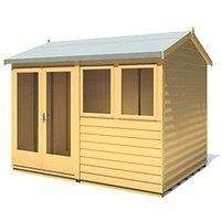 Shire 10 x 7ft Double Glazed Timber Apex Garden Office