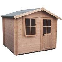 Shire Avesbury 2.5m x 1.8m Log Cabin Summerhouse (19mm)