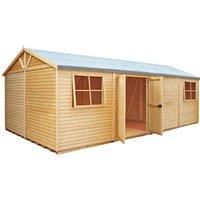 Shire Mammoth 12 ft x 24 ft Loglap Workshop