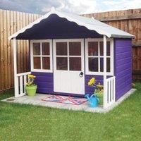 Shire 6 x 5 ft Pixie Wooden Playhouse with Veranda
