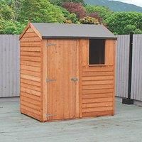 Shire Shed Overlap 6x4 Single Door Reverse Apex