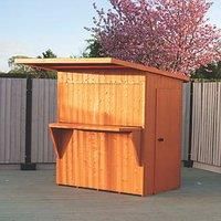 Wooden Garden Bar and Outdoor Storage  6ft x 4ft