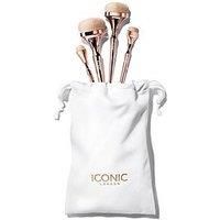 ICONIC London HD Blend Base Set - 4 Super Soft Makeup Brushes for Blending