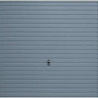 Gliderol Horizontal 7' 6" x 6' 6" Non-Insulated Frameless Steel Up & Over Garage Door Traffic Grey (944VP)