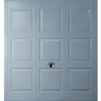 Gliderol Georgian 7' x 6' 6" Non-Insulated Framed Steel Up & Over Garage Door Traffic Grey (928VR)