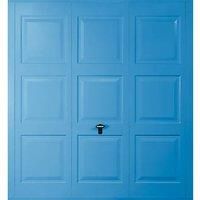 Gliderol Georgian 7' x 7' Non-Insulated Frameless Steel Up & Over Garage Door Light Blue (664VR)