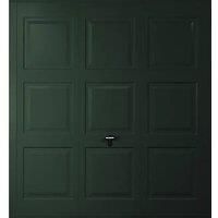 Gliderol Georgian 8' x 7' Non-Insulated Framed Steel Up & Over Garage Door Fir Green (970VP)