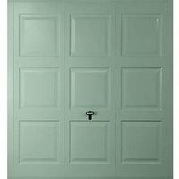 Gliderol Georgian 7' 6" x 7' Non-Insulated Framed Steel Up & Over Garage Door Chartwell Green (368VP)