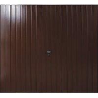 Gliderol Vertical 8' x 7' Non-Insulated Frameless Steel Up & Over Garage Door Brown (390VR)