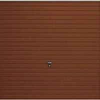 Gliderol Horizontal 7' x 7' Non-Insulated Framed Steel Up & Over Garage Door Clay Brown (964VR)