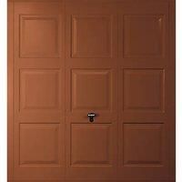 Gliderol Georgian 7' 6" x 6' 6" Non-Insulated Frameless Steel Up & Over Garage Door Clay Brown (653VP)