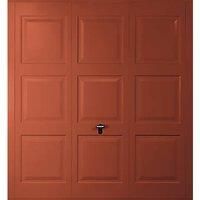 Gliderol Georgian 7' x 6' 6" Non-Insulated Frameless Steel Up & Over Garage Door Terracotta (648VP)