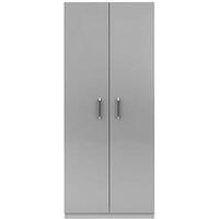 One Call Sanford Ready Assembled 2 Door High Gloss Wardrobe