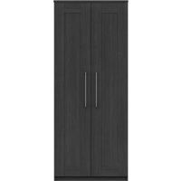 Ethan Double Wardrobe Grey