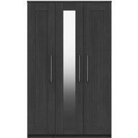 Ethan Triple Wardrobe Grey