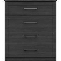 Ethan Graphite 4 Drawer Chest Grey