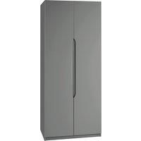 Legato Double Wardrobe Grey