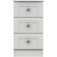 Harris Ready Assembled 3 Drawer Bedside Chest