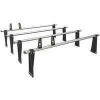Van Guard 4 ULTI Roof Bars + 4 load stops for Ford Transit 2000-2014 | L1, L2, L3, L4 | H2, H3 | VG154-4