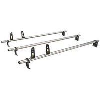 Van Guard 3 ULTIBar+ Aluminium Van Roof Bars + 4 load stops compatible with Nissan Primastar 2002-2014 | L1, L2 | H1 | VG255-3