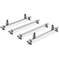 Van Guard 4x ULTI Roof Bars + 4 load stops for Citroen Dispatch 2016-Onwards | Twin Rear Doors | L3 | H1 | VG335-4