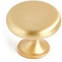 Harrogate Brushedbrass-knob Aged Brass Knob - Single