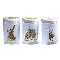 Wrendale Designs - The Country Kitchen Collection - Tea, Coffee, Sugar Canisters