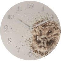Wrendale Designs by Hannah Dale - Awakening Hedgehog Wall Clock - 30cm Diameter