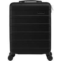Cabin Max Anode Cabin Suitcase 55x40x20 Built in Lock- Lightweight, Hard Shell, 4 Wheels, Combination Lock (Black, 55 x 40 x 20 cm 40l)