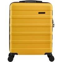 Cabin Max Anode Cabin Suitcase 55x40x20 cm Built in Lock, Lightweight, Hard Shell, 4 Wheels, Suitable for Ryanair, Easyjet, Jet 2 Paid Carry on (Tuscan Yellow, 55 x 40 x 20 cm 40l)