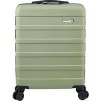 Cabin Max Anode 55x40x20 cm Carry On Hand Luggage Suitcase - Lightweight, Hard Shell, 4 Wheels, Combination Lock (Bodo Green, 55 x 40 x 20 cm 40l)