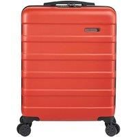 Cabin Max Anode Cabin Suitcase 55x40x20cm Built in Lock, Lightweight, 4 Wheels, Suitable for Ryanair, Easyjet, Jet 2 Paid Carry on (Falu Red, 55 x 40 x 20 cm)