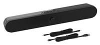 Majority Atlas Mini Bluetooth PC Soundbar, Portable & USB Powered, Perfect to use for Gaming Setup, Computer, Laptop Speakers, Monitor, Connect to Smart TV, with 3.5mm Jack, Micro SD Card Slot, USB