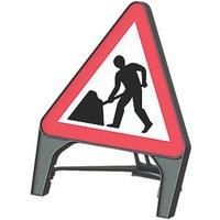 Melba Swintex Q Sign "Men At Work" Traffic Sign