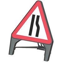 Melba Swintex Q Sign "Road Narrows Right" Safety Sign